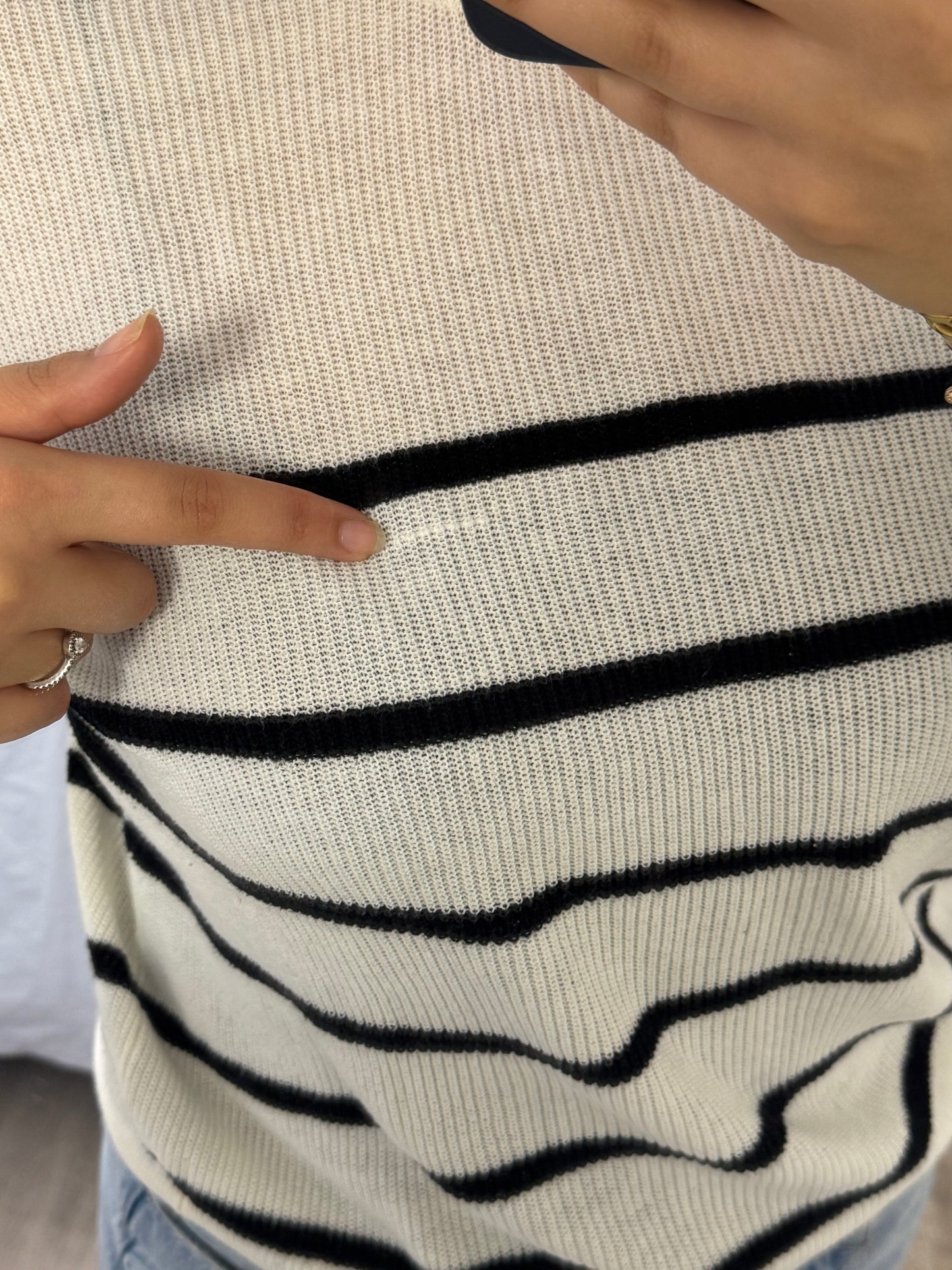 Pull IKKS marinière taille 36