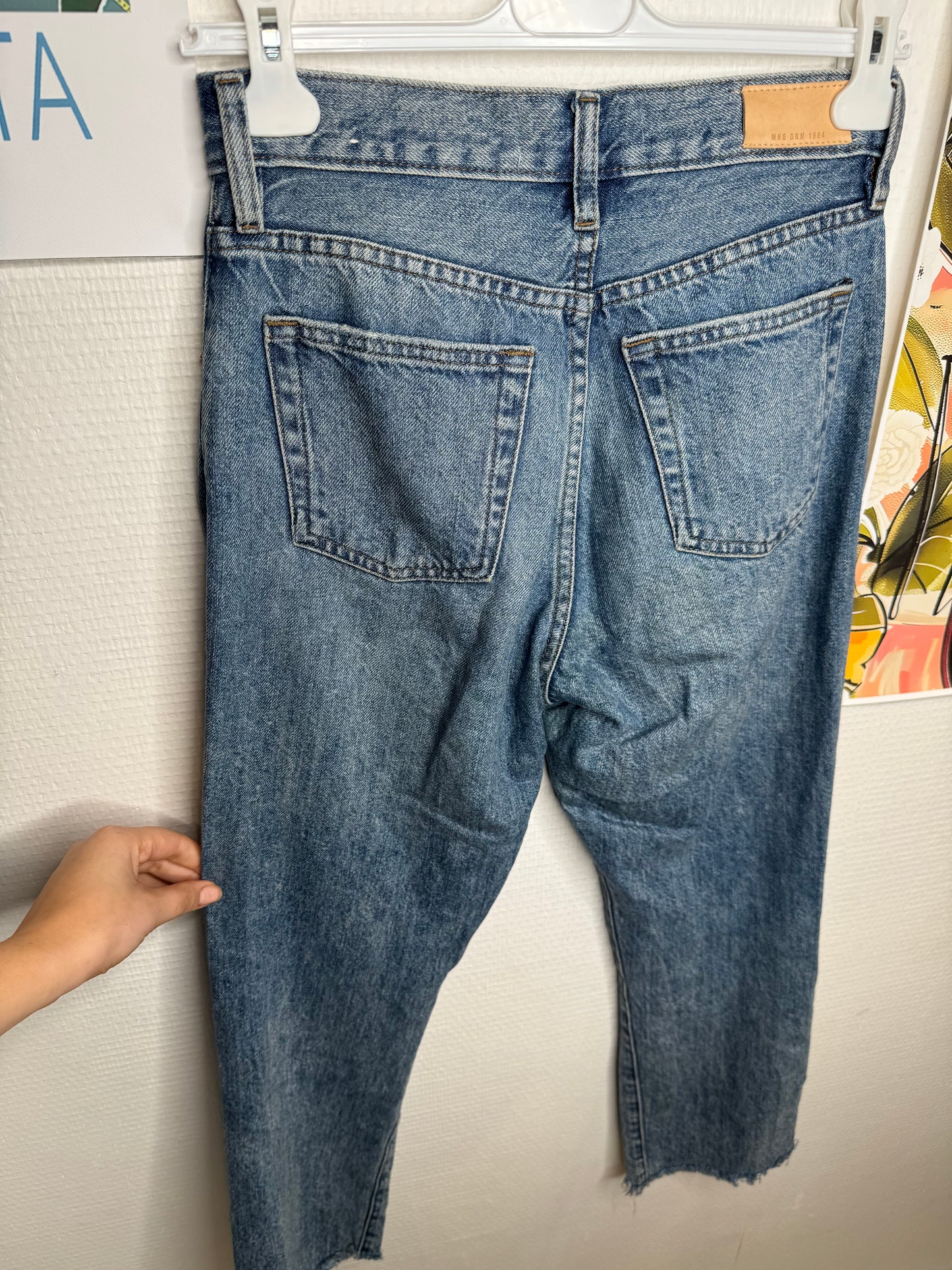 Jean mango taille haute taille 34