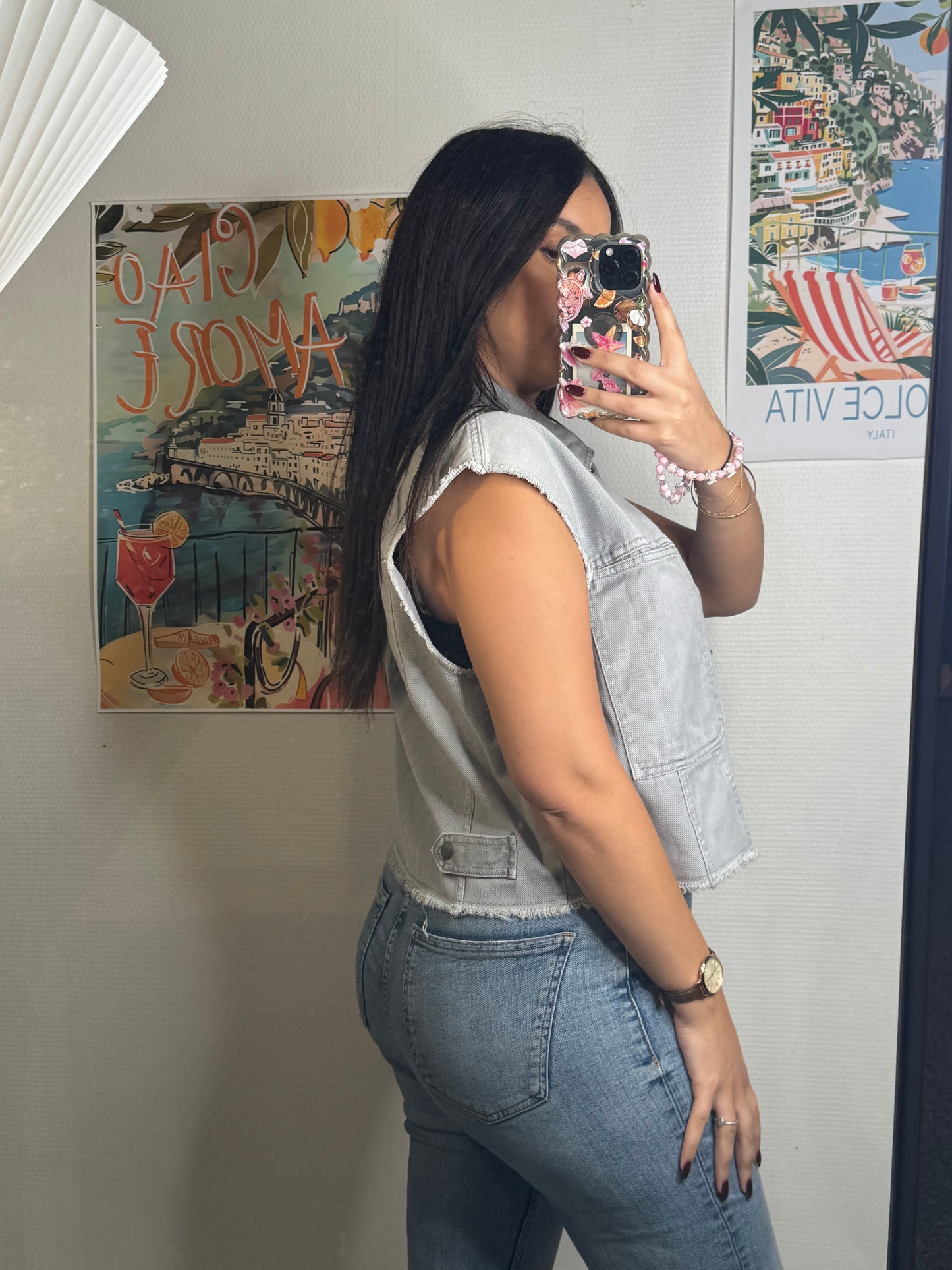 Veste en jean Zara Taille 40