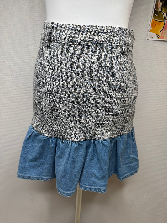Jupe Zara tweed & jean taille 36