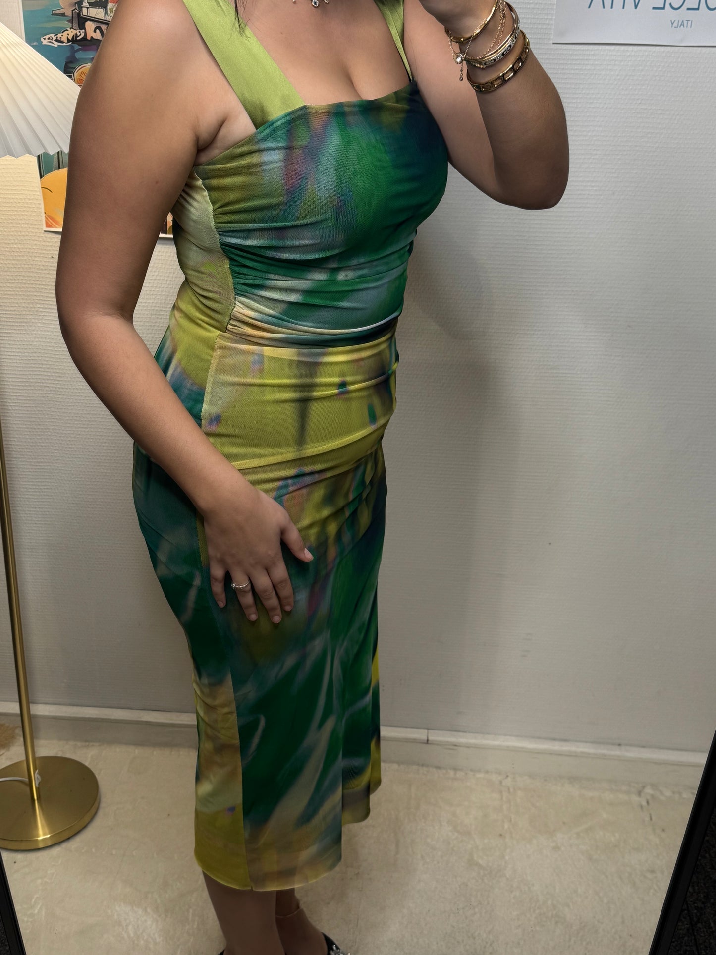 Robe Zara verte taille 40