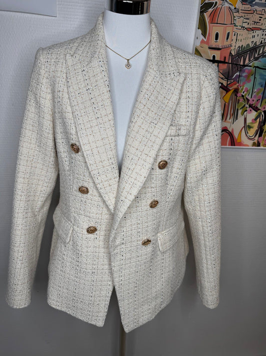 Blazer tweed taille 42