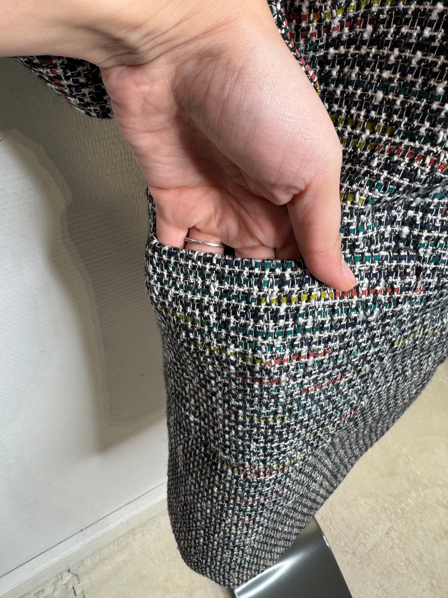 Robe Caroll tweed taille 38