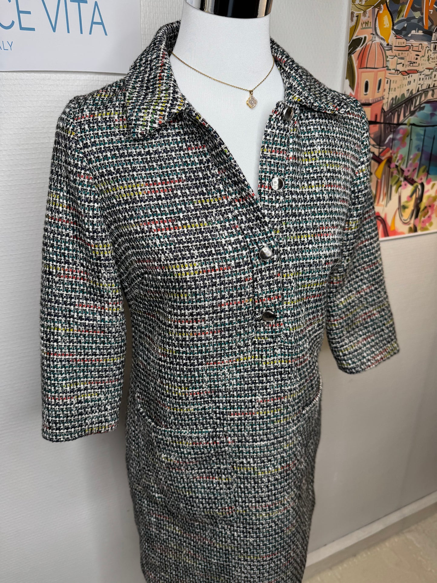 Robe Caroll tweed taille 38