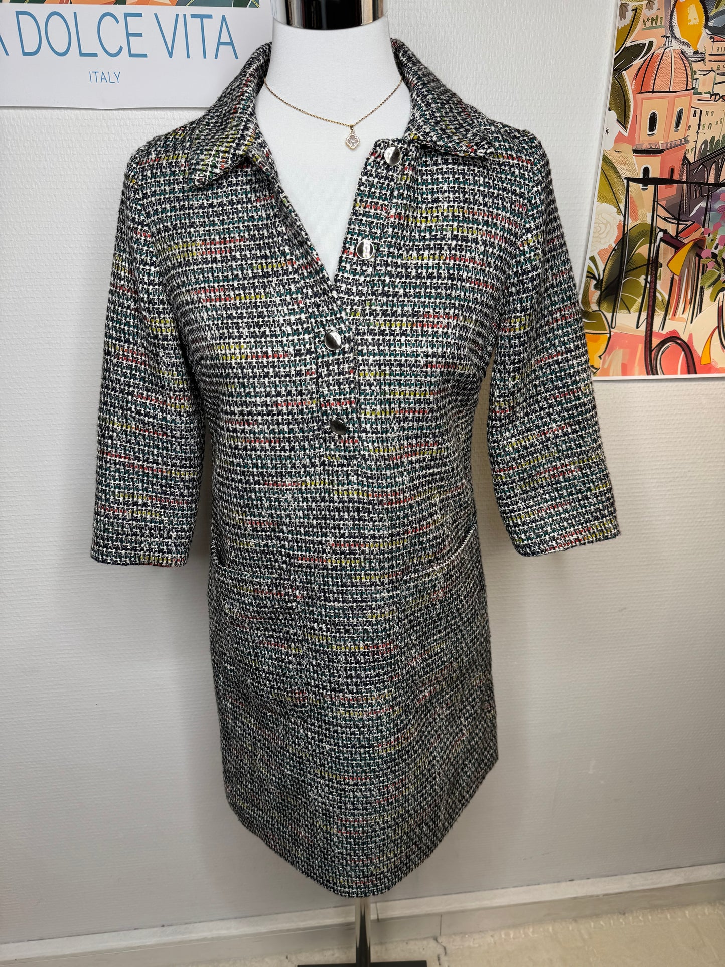 Robe Caroll tweed taille 38