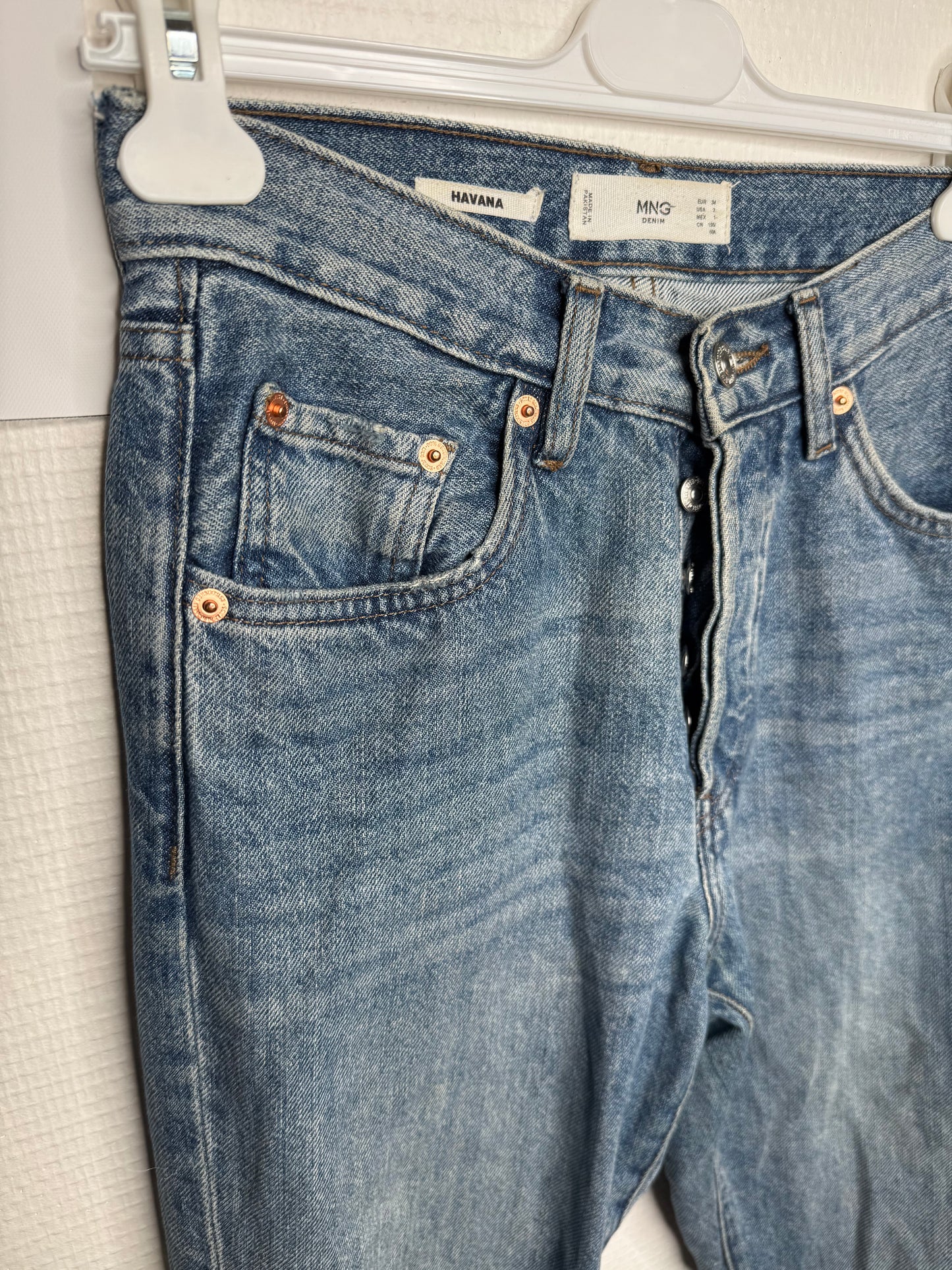 Jean mango taille haute taille 34