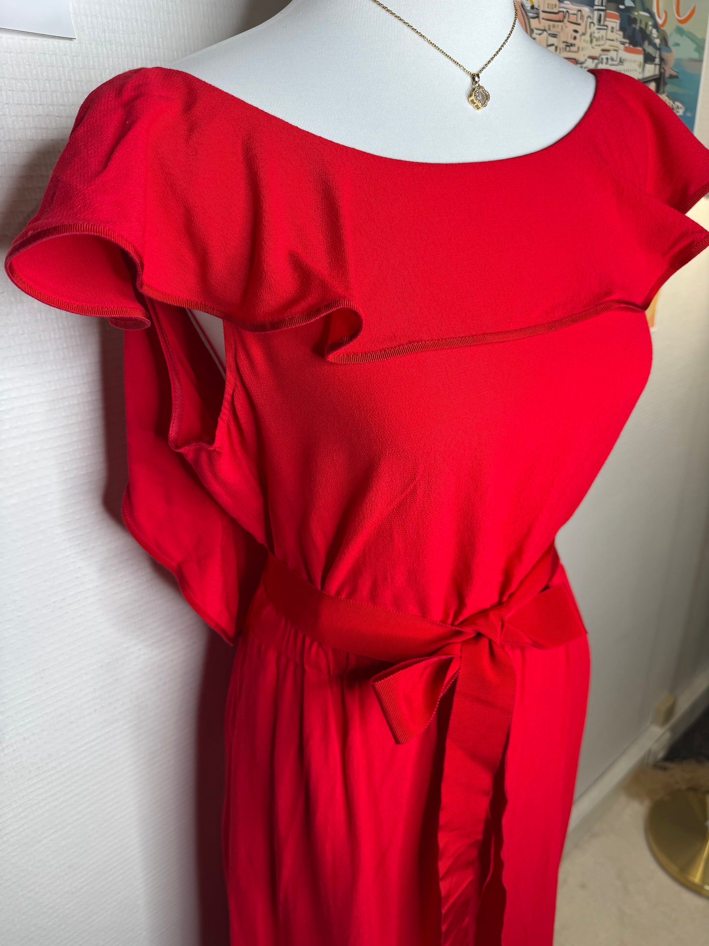 Robe rouge Tara Jarmon taille 38