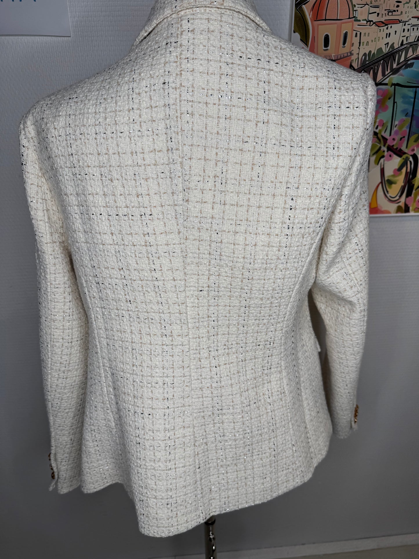 Blazer tweed taille 42
