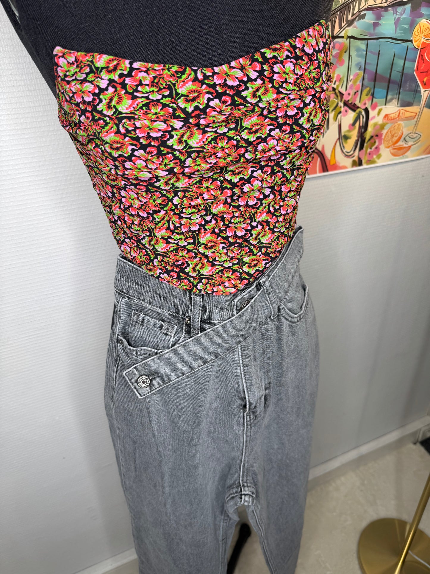 Jean asymétrique taille 34