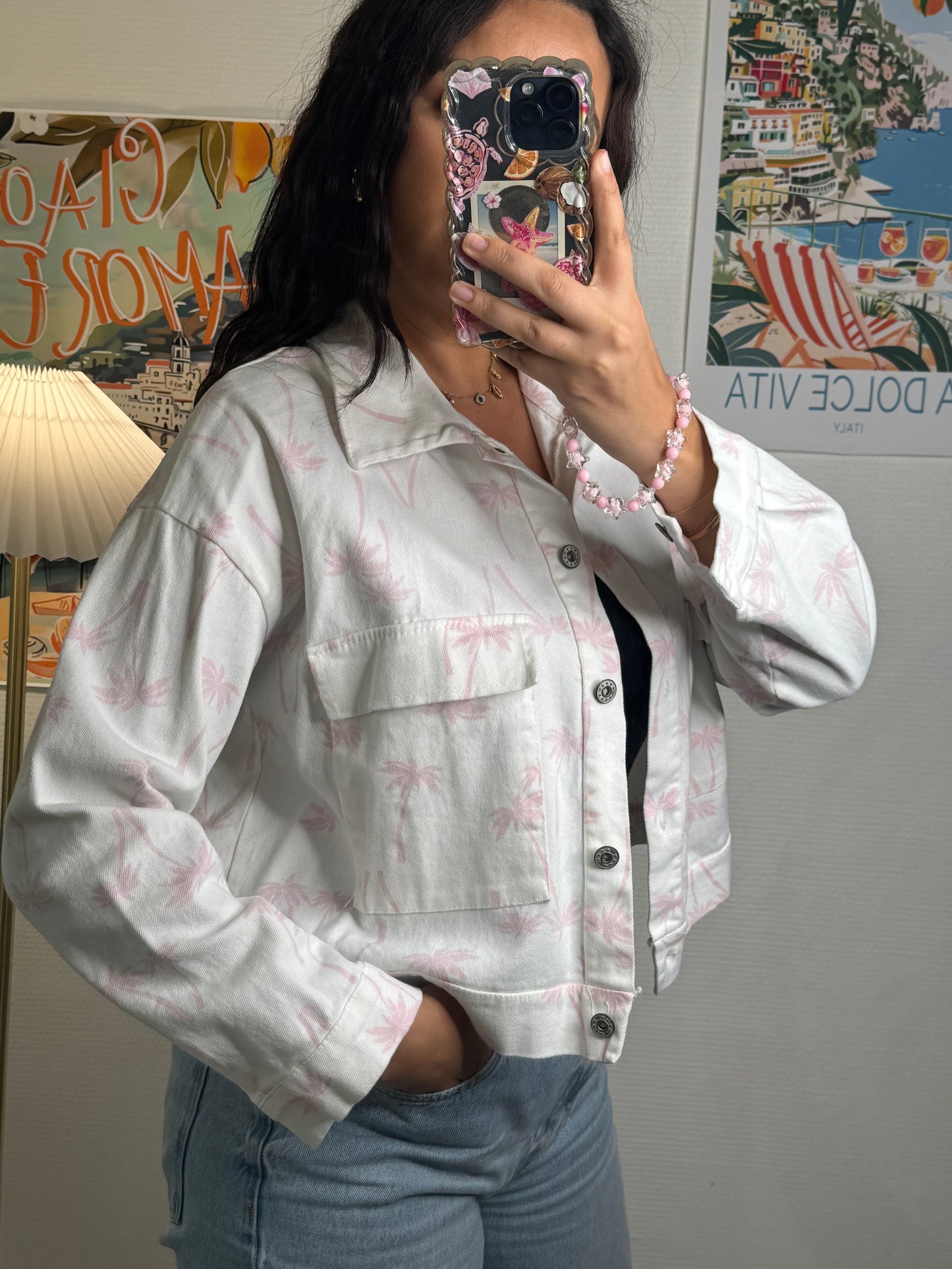 Veste jean palmier taille 38