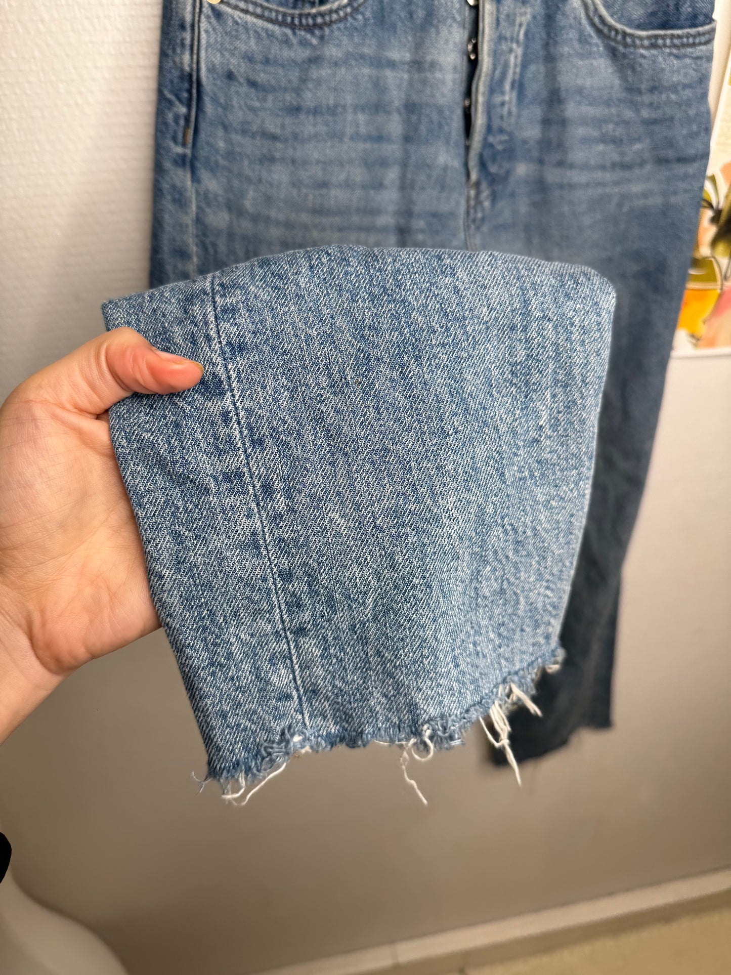 Jean mango taille haute taille 34