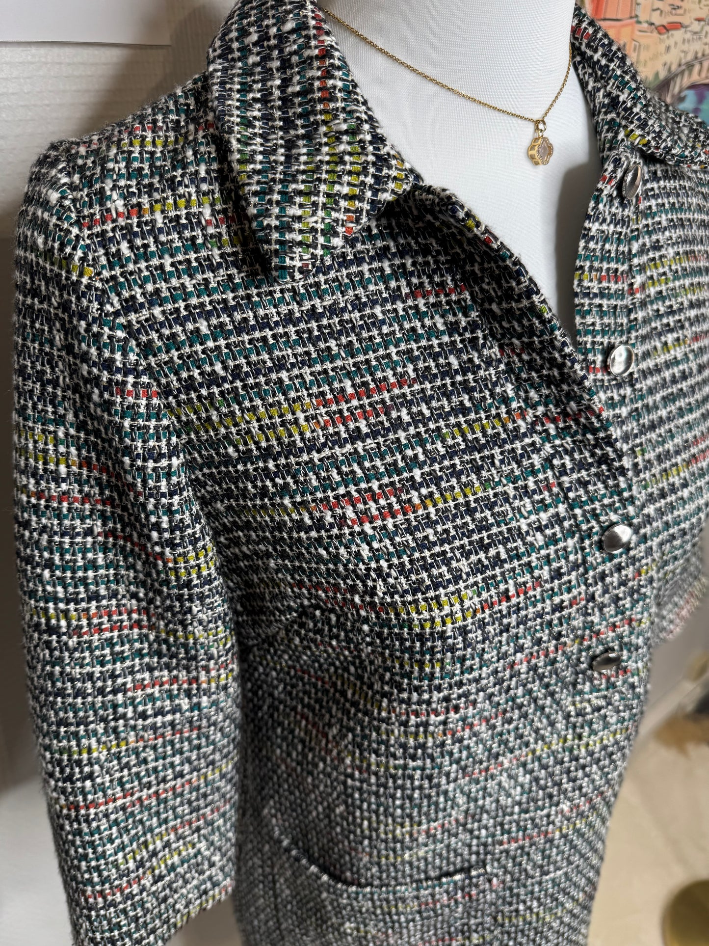 Robe Caroll tweed taille 38