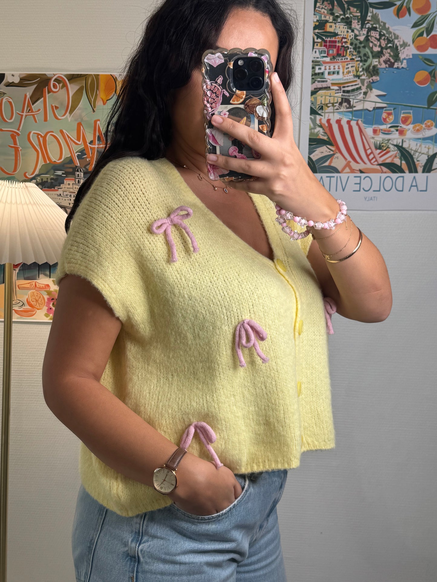 Cardigan Milky jaune