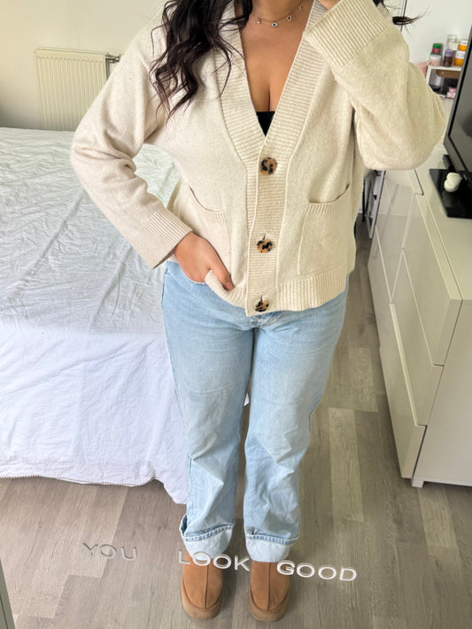 Cardigan H&M taille 34 oversize