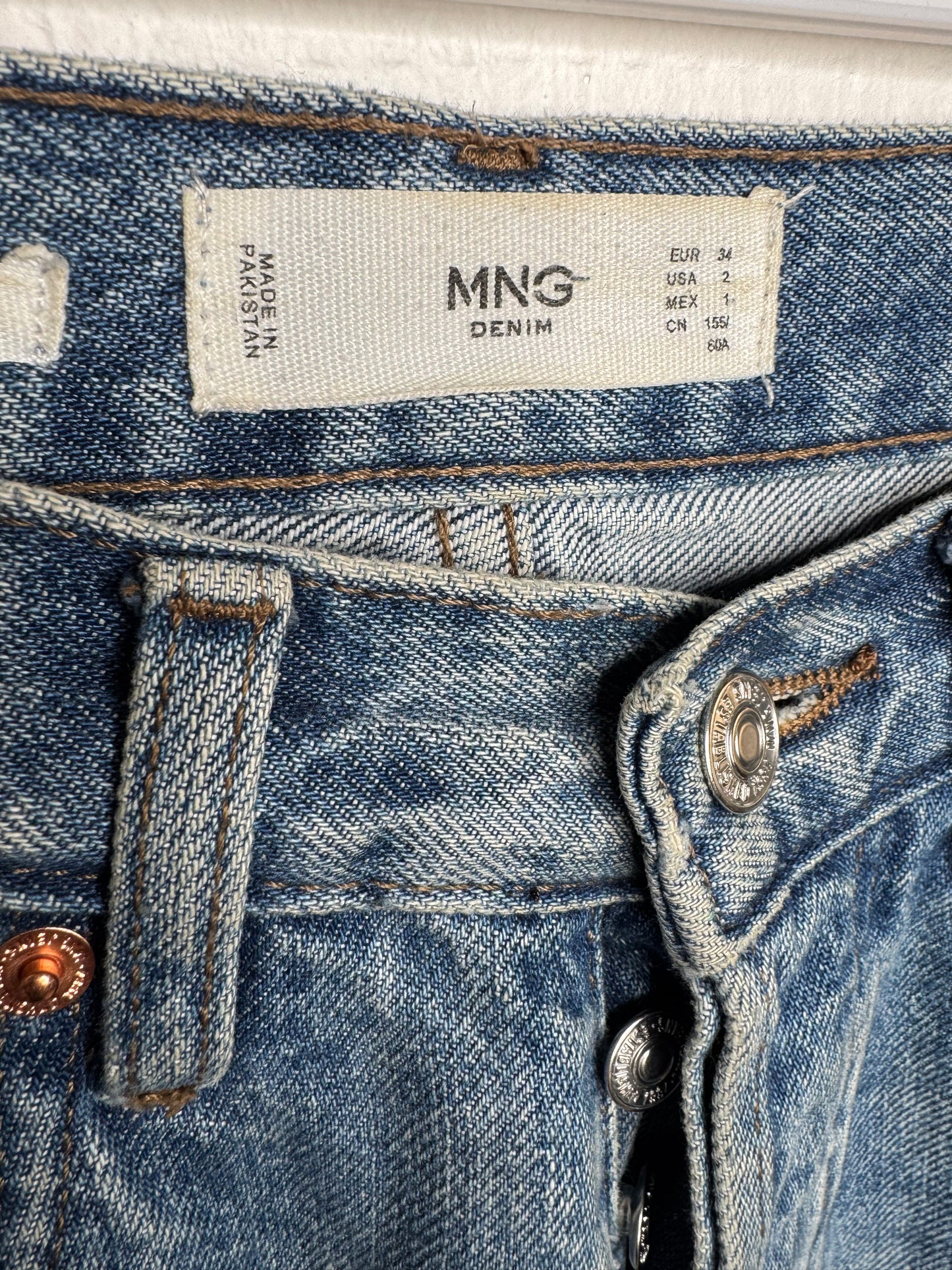 Jean mango taille haute taille 34