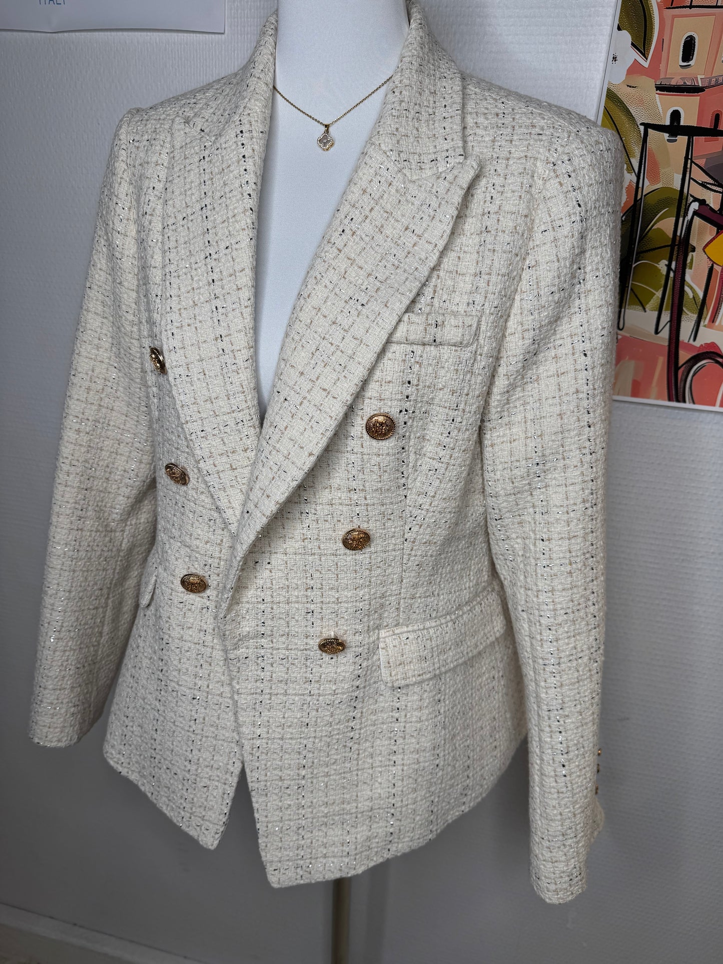 Blazer tweed taille 42